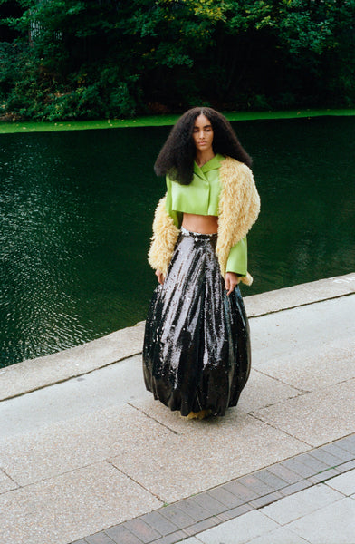 Bubble Sequins Skirt