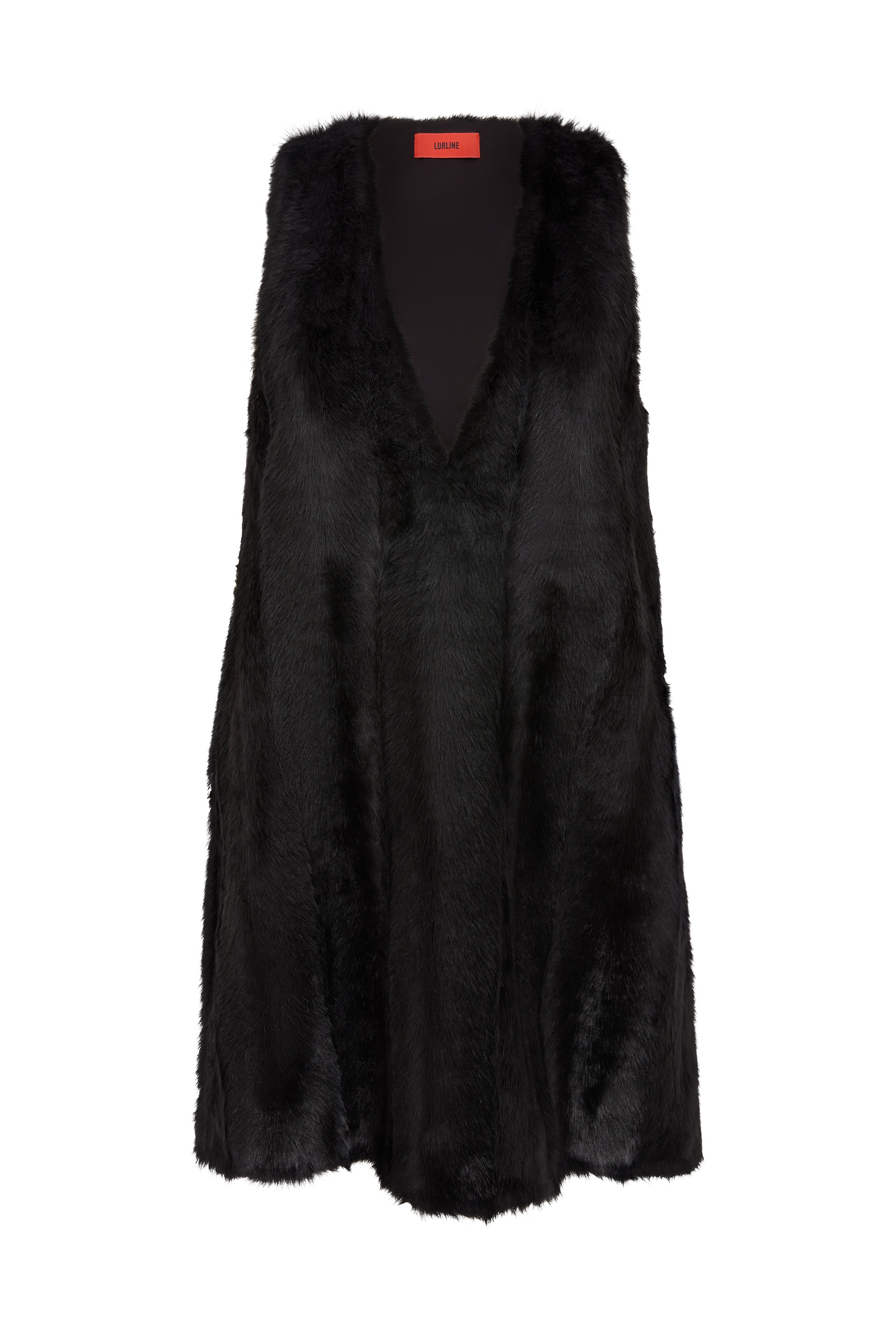 Faux Fur Mini Dress - Lurline Faux Fur Mini Dress - Lurline