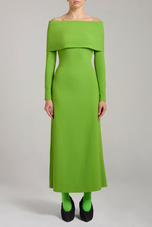 Green Bandeau Dress